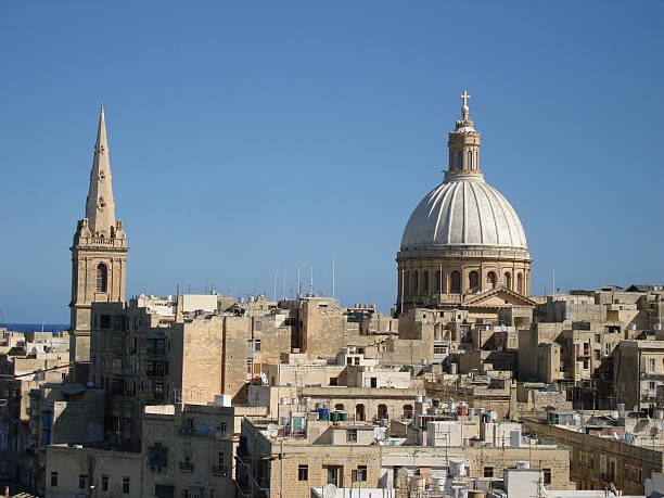 Valletta Malta stock photo