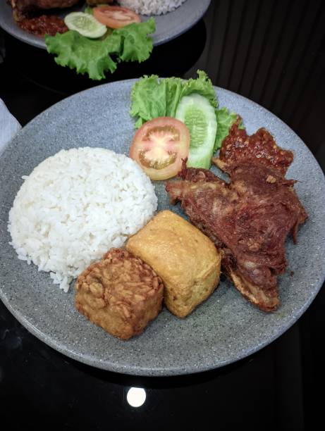 istock Fried Duck with Fried Fermented Soybean Cakes 1448052866