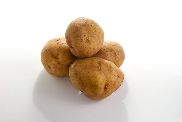 Potatos stock photo