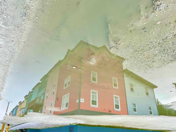 Dawson City puddle Hotel