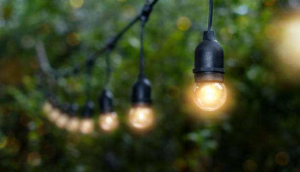 istock Garland street lamp decoration 1448057640