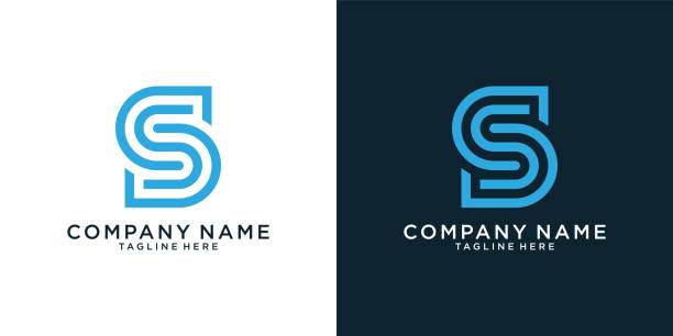 ss или s начальная буква логотипа вектор дизайна. - s stock illustrations
