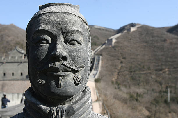 istock the Emperor Qin's Terra-cotta Warriors on Great wall 144806372