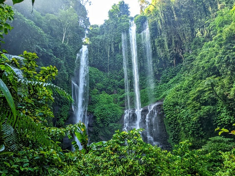 The Sekumpul Waterfall in Bali Indonesia