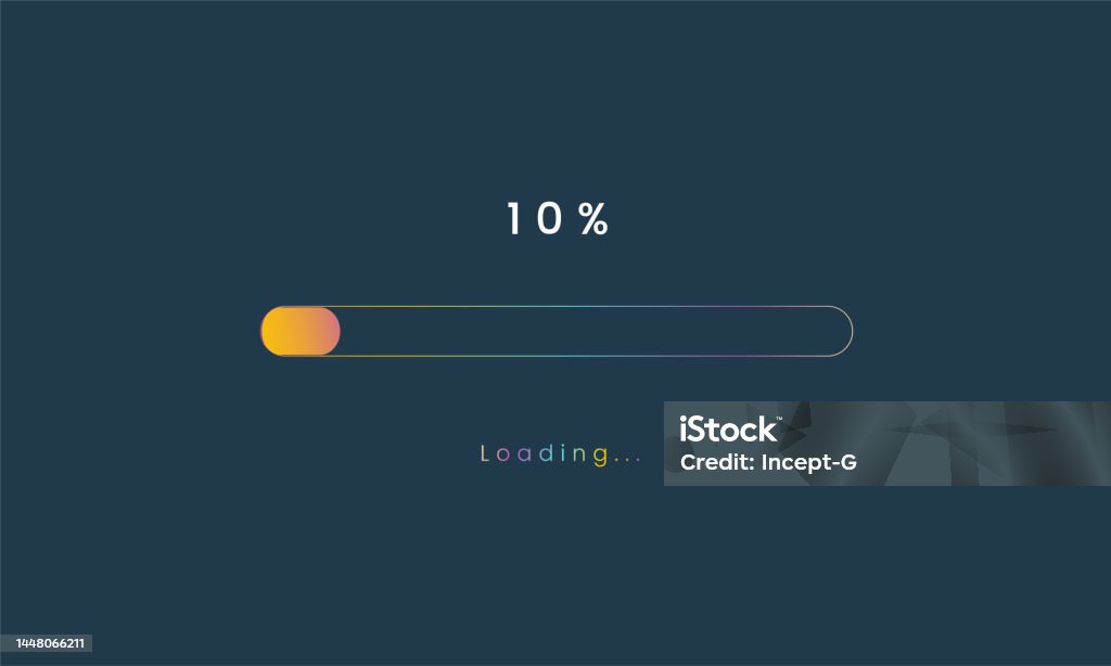 Loading Level 10 10 Percent Rainbow Loading Bar Luplouad User Interface Colorful ...