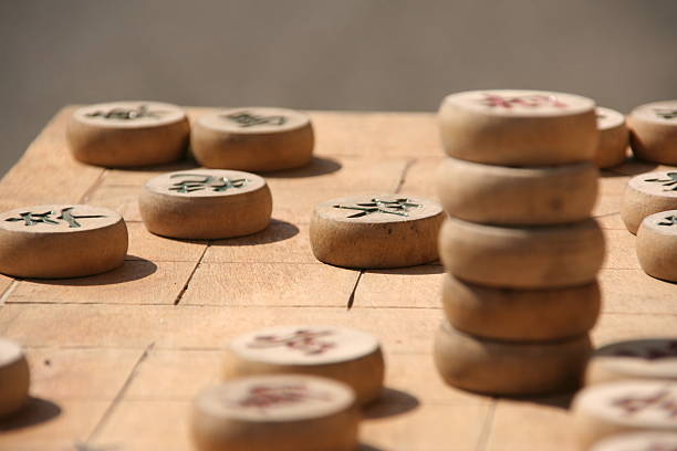 ajedrez chino - chinese chess fotografías e imágenes de stock