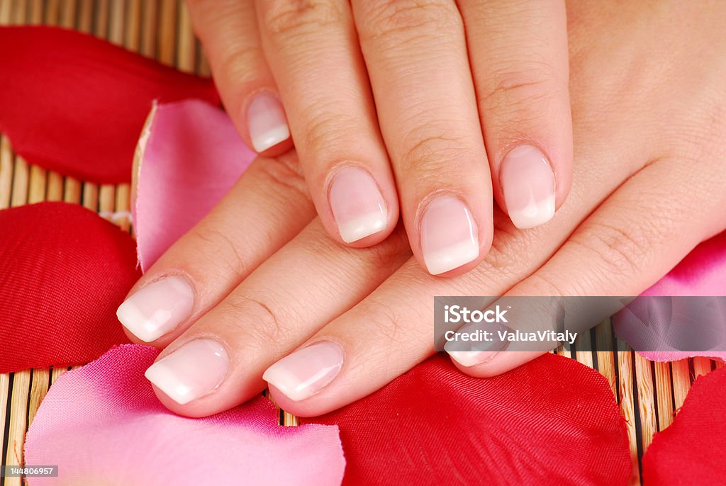 Relaxation... Relaxation in spa salon. Woman fingers. Adult Stock Photo