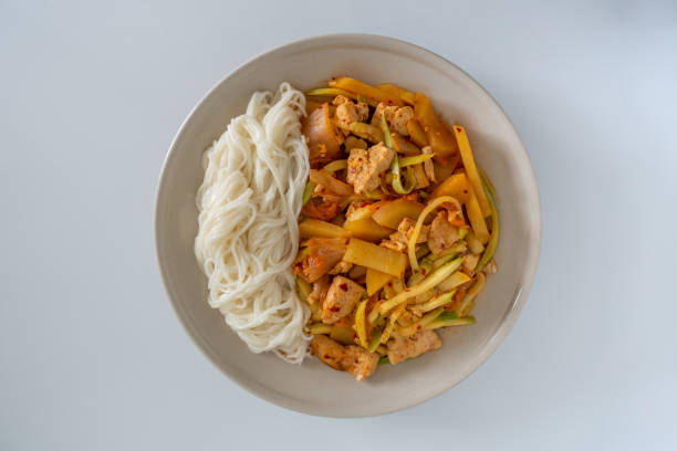 Homemade Noodle and Vegetable Sauce