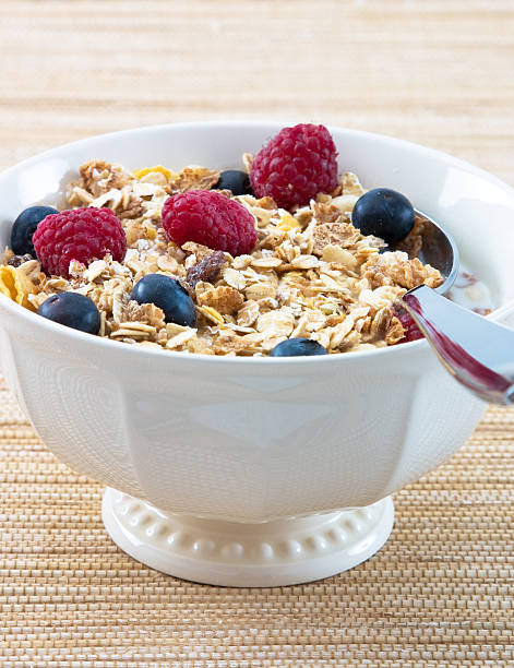 istock Muesli with Raspberries and Blueberries 144808114