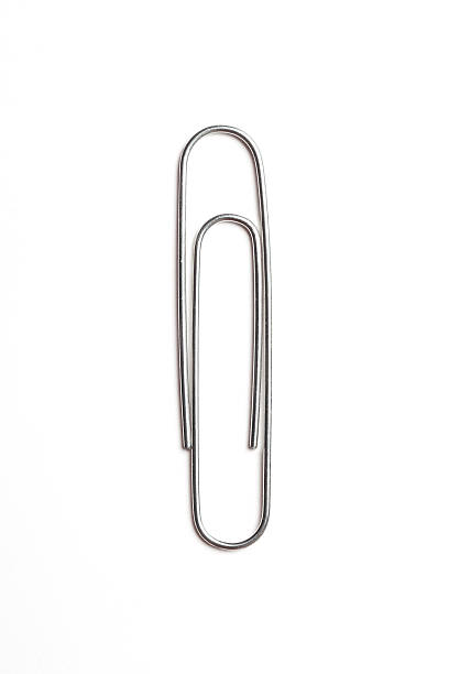istock Metal paper clip 144808138
