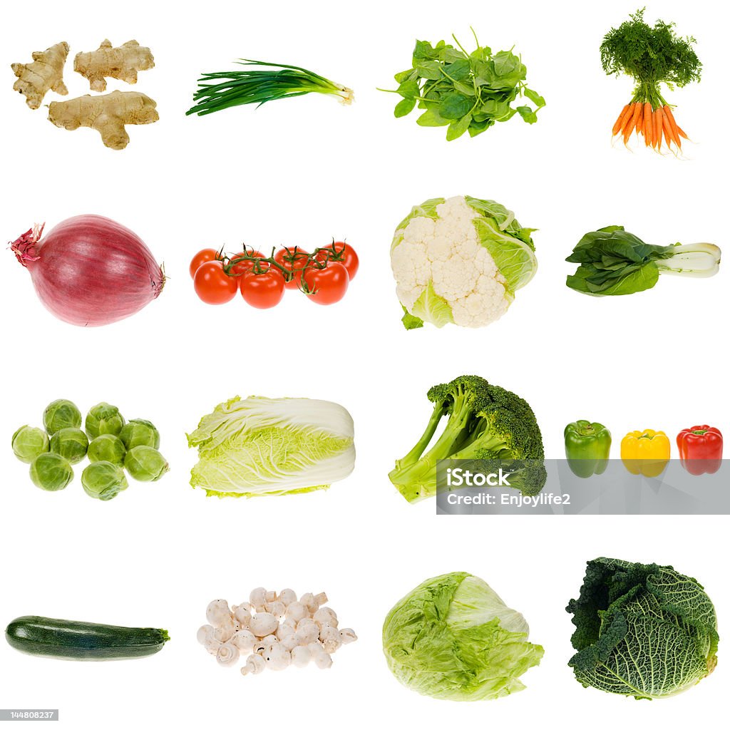Gemüse-Kollektion - Lizenzfrei Rosenkohl Stock-Foto