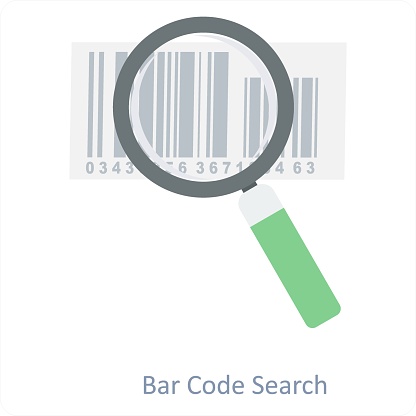 Bar Code Locator Bar Code Search Stock Illustration - Download Image Now - Concepts ...