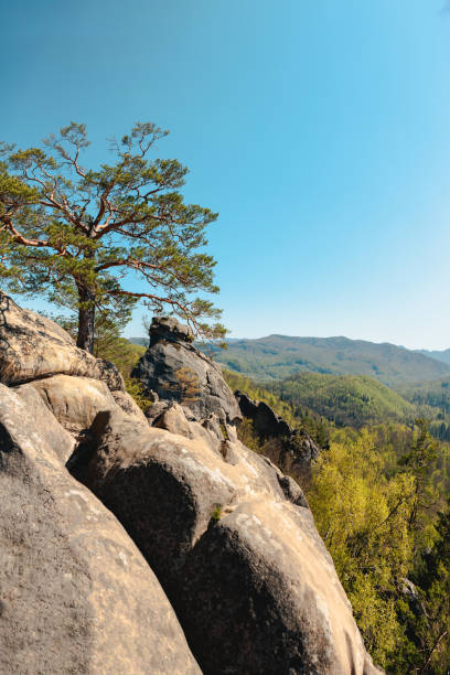 istock dovbush rocks Ukraine hiking landmark 1448084321