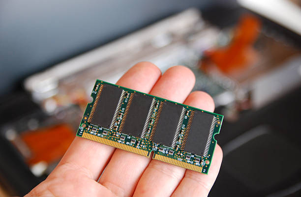 Computer RAM Computer RAM memory. installing laptop ram stock pictures, royalty-free photos & images