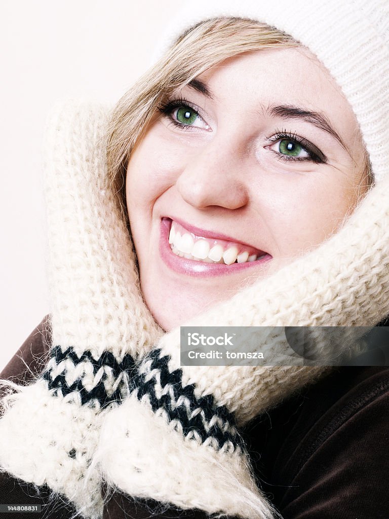 Primer plano de joven hermosa chica - Foto de stock de Adulto libre de derechos