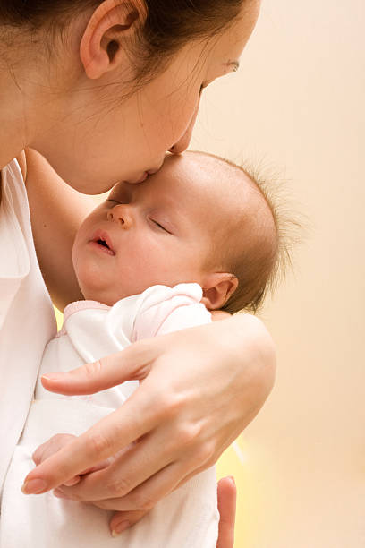 istock Mother's kiss 144808972