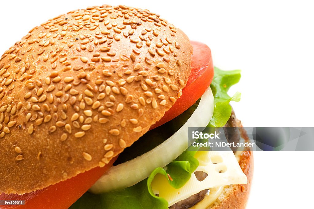 Gustoso Hamburger - Foto stock royalty-free di Alimentazione non salutare