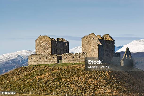 Ruthven Barracks In Winter Stock Photo - Download Image Now - Kingussie, Ruthven Barracks, Ancient