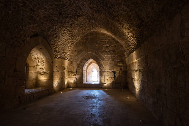 mosquée aybak tower au château d’ajloun - ajlun photos et images de collection