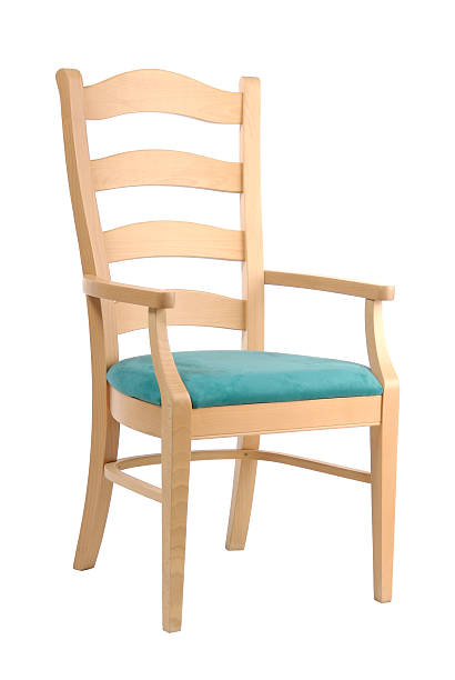 istock Wooden chair with textile 144809405