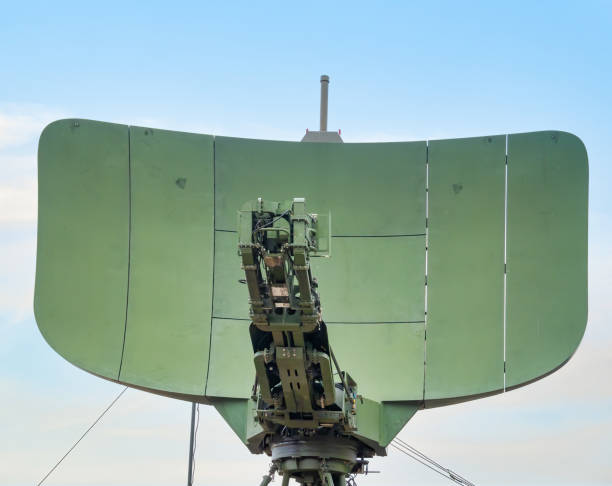 istock Close up detail with Multi-Mission Surveillance Radar ( TPS-79r) medium range for air traffic control and. 1448095414