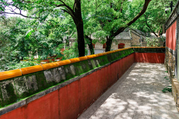istock View of ancient temple in Beijing, China 1448096564