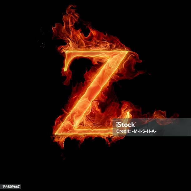 Fiery Font Stock Photo - Download Image Now - Abstract, Alphabet, Art