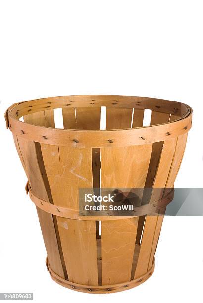 Wooden Produce Basket Stock Photo - Download Image Now - Apple - Fruit, Autumn, Basket