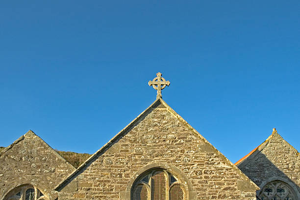 church roof stock photo