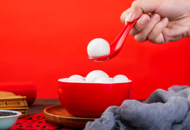 Glutinous rice balls are a delicacy of the Lantern Festival