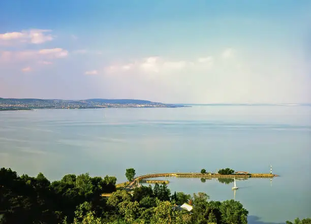 Pier on Lake Balaton in Hungary