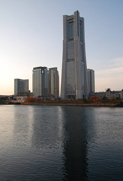 a torre de marco - landmark tower tokyo prefecture japan asia imagens e fotografias de stock