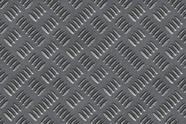Silver color metal steel plate for background