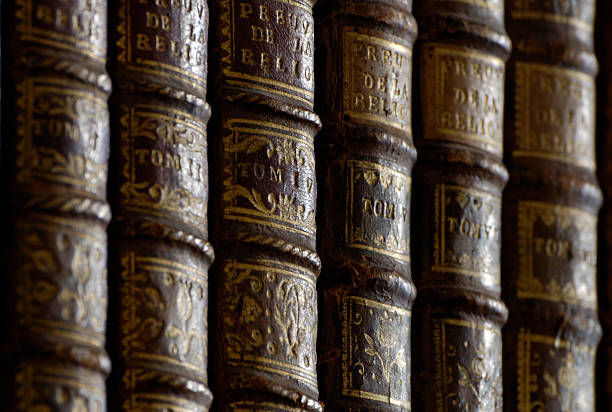 old books stock photo