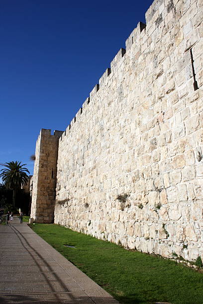 mur de jérusalem - jerusalem judaism david tower photos et images de collection