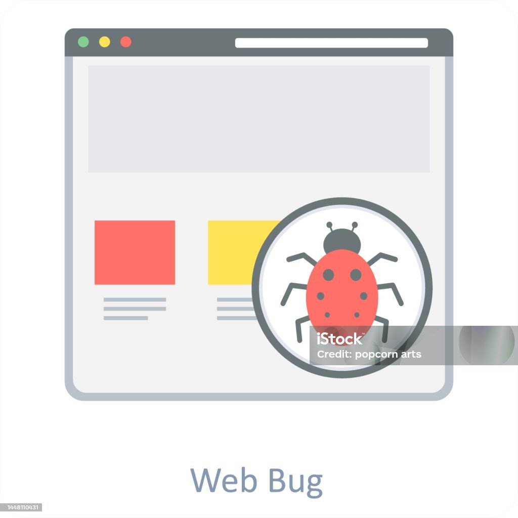 Computer Bug Design Web Bug Stock Illustration - Download Image Now - Computer Bug ...