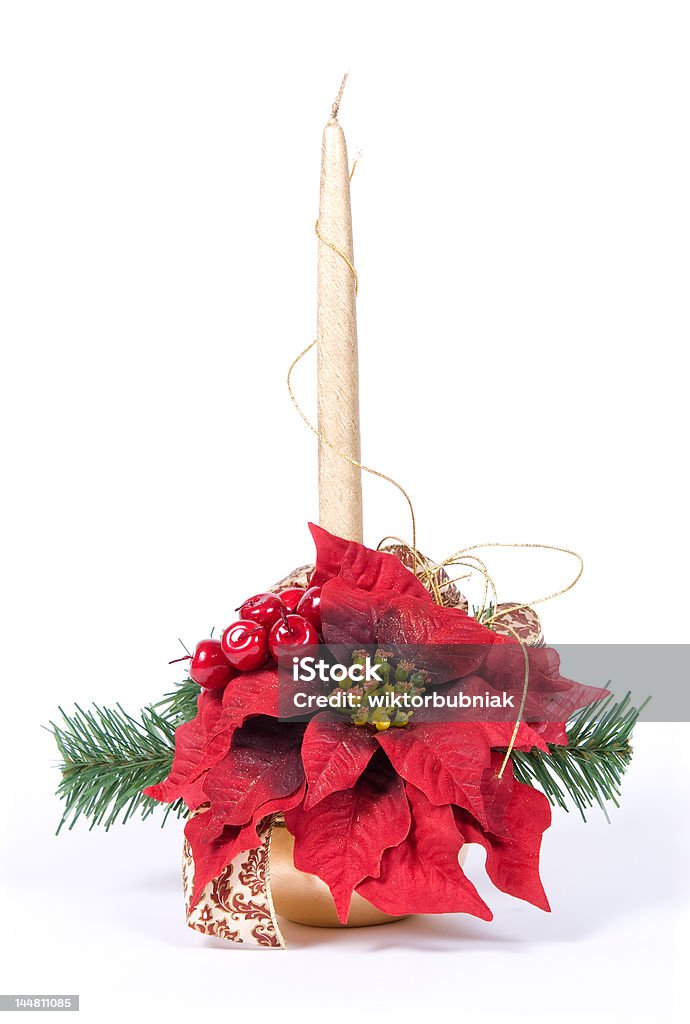 Decorazione di Natale tabella - Foto stock royalty-free di Abete