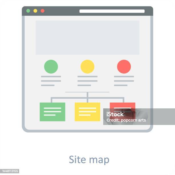 Site Map Computer Definition Site Map Stock Illustration - Download Image Now - Web Page, Concepts ...