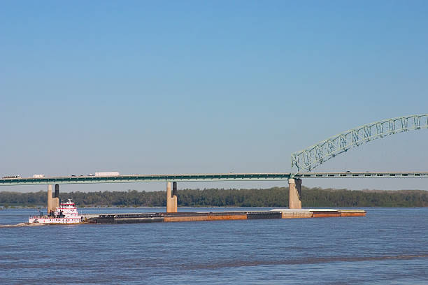 istock barge on the mississipi 144811396