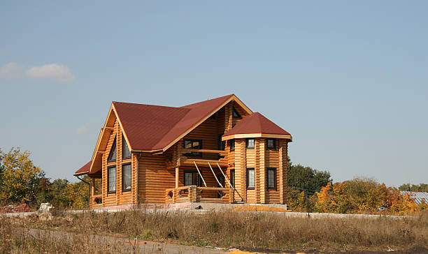 istock The new house from a tree 144811798