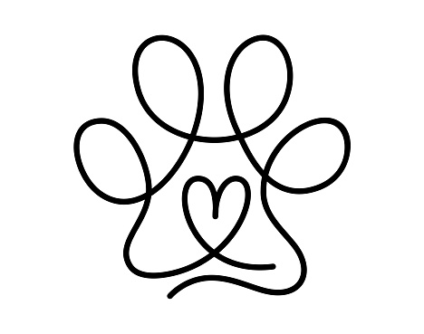 Free download of dog footprint tattoo vector graphics and illustrations,  page 31