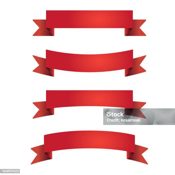 Label Background Ribbon Design Ribbons Banners Badges Labels Design Elements On White Background Stock ...