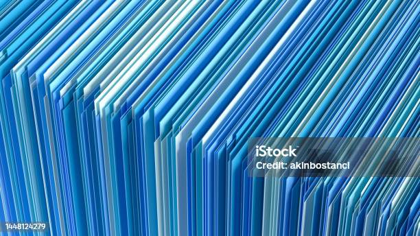 Colored Cardboards Background Stock Photo - Download Image Now - Repetition, Paper, Stack
