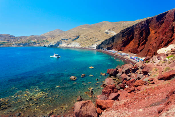 istock Red Beach, Santorini Island, Greece 1448125468