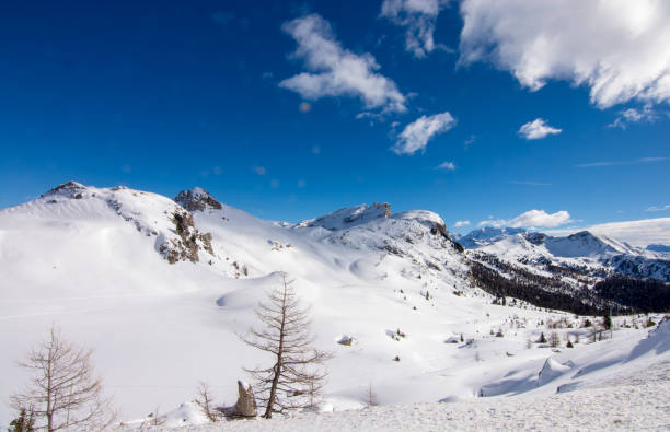 istock beautiful day to ski in the Dolomites 1448130144