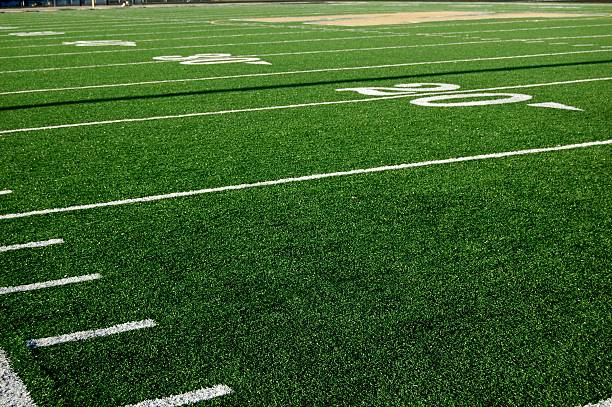 istock American Football 20 Yard Line 144813228