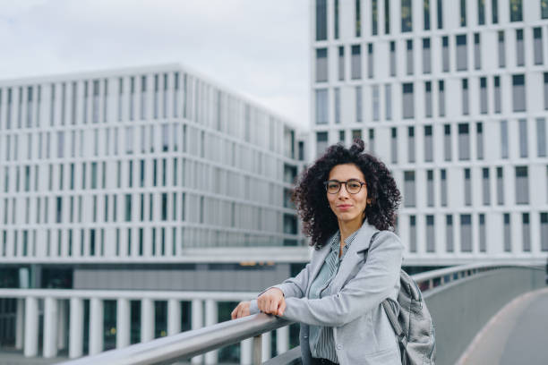 istock Smiling businesswoman portrait 1448132401
