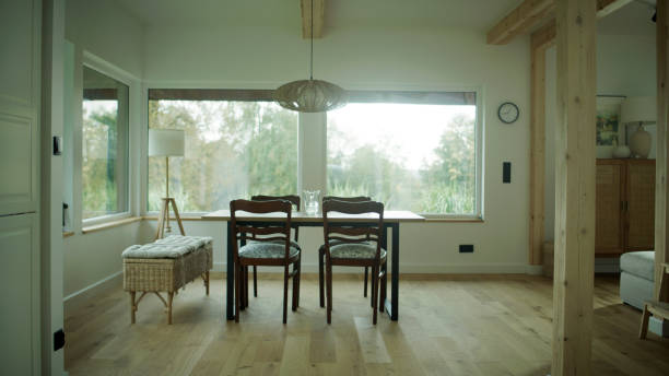istock Interior of a modern dining room in a high-end apartment 1448133739