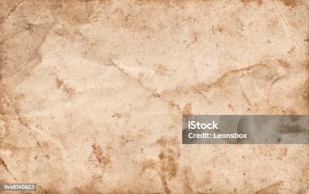 Old Paper Background Stock Photo - Download Image Now - Aging Process, Paper, Textured Effect