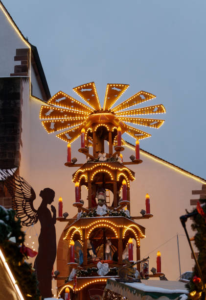 istock View of festively illuminated Christmas pyramid 1448143353